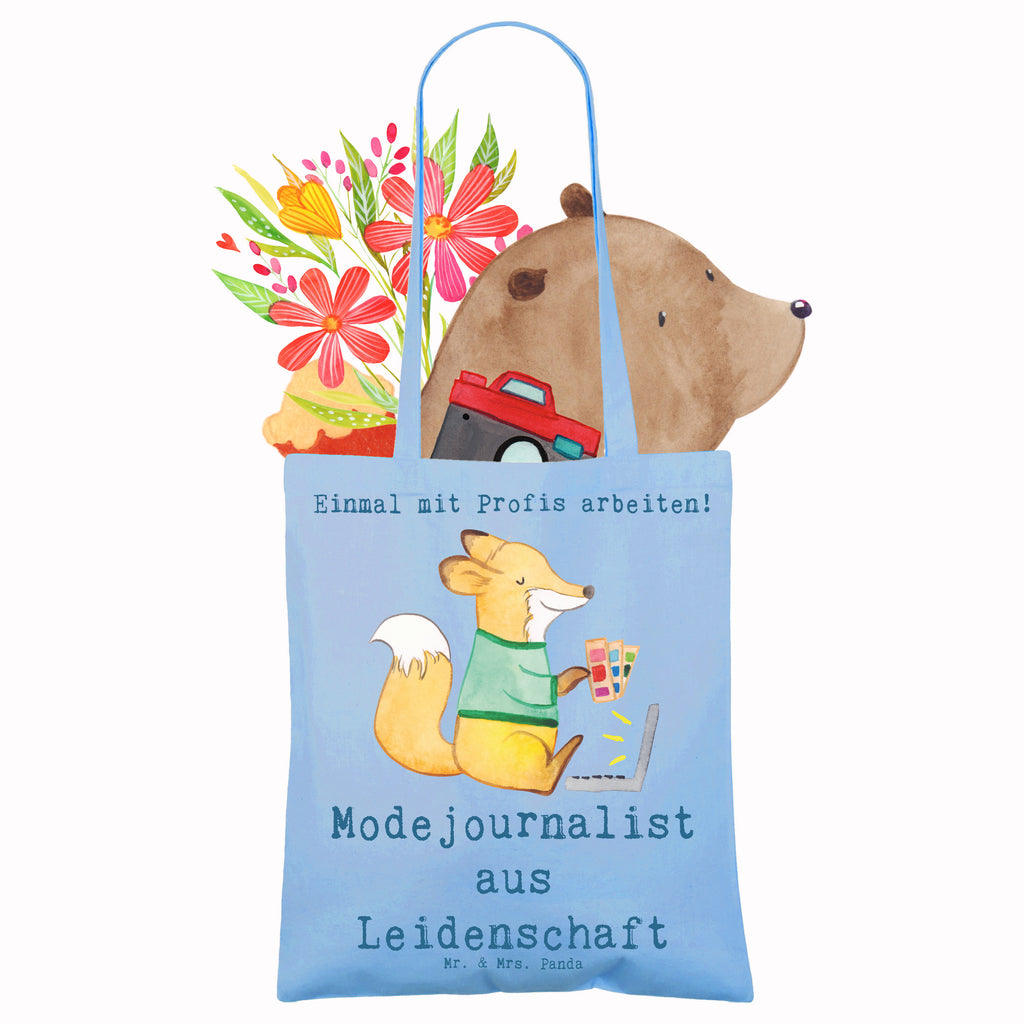 Tragetasche Modejournalist aus Leidenschaft Beuteltasche, Beutel, Einkaufstasche, Jutebeutel, Stoffbeutel, Tasche, Shopper, Umhängetasche, Strandtasche, Schultertasche, Stofftasche, Tragetasche, Badetasche, Jutetasche, Einkaufstüte, Laptoptasche, Beruf, Ausbildung, Jubiläum, Abschied, Rente, Kollege, Kollegin, Geschenk, Schenken, Arbeitskollege, Mitarbeiter, Firma, Danke, Dankeschön, Modejournalist, Journalist, Reporter, Redakteur, Pressebüro, Studium