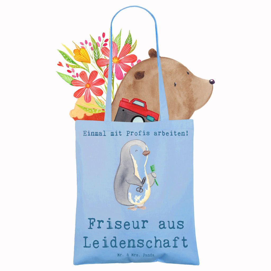 Tragetasche Friseur aus Leidenschaft Beuteltasche, Beutel, Einkaufstasche, Jutebeutel, Stoffbeutel, Tasche, Shopper, Umhängetasche, Strandtasche, Schultertasche, Stofftasche, Tragetasche, Badetasche, Jutetasche, Einkaufstüte, Laptoptasche, Beruf, Ausbildung, Jubiläum, Abschied, Rente, Kollege, Kollegin, Geschenk, Schenken, Arbeitskollege, Mitarbeiter, Firma, Danke, Dankeschön, Frisör, Haarstylist, Frisörbesuch, Friseursalon, Barbier, Coiffeur, Eröffnung Friseur