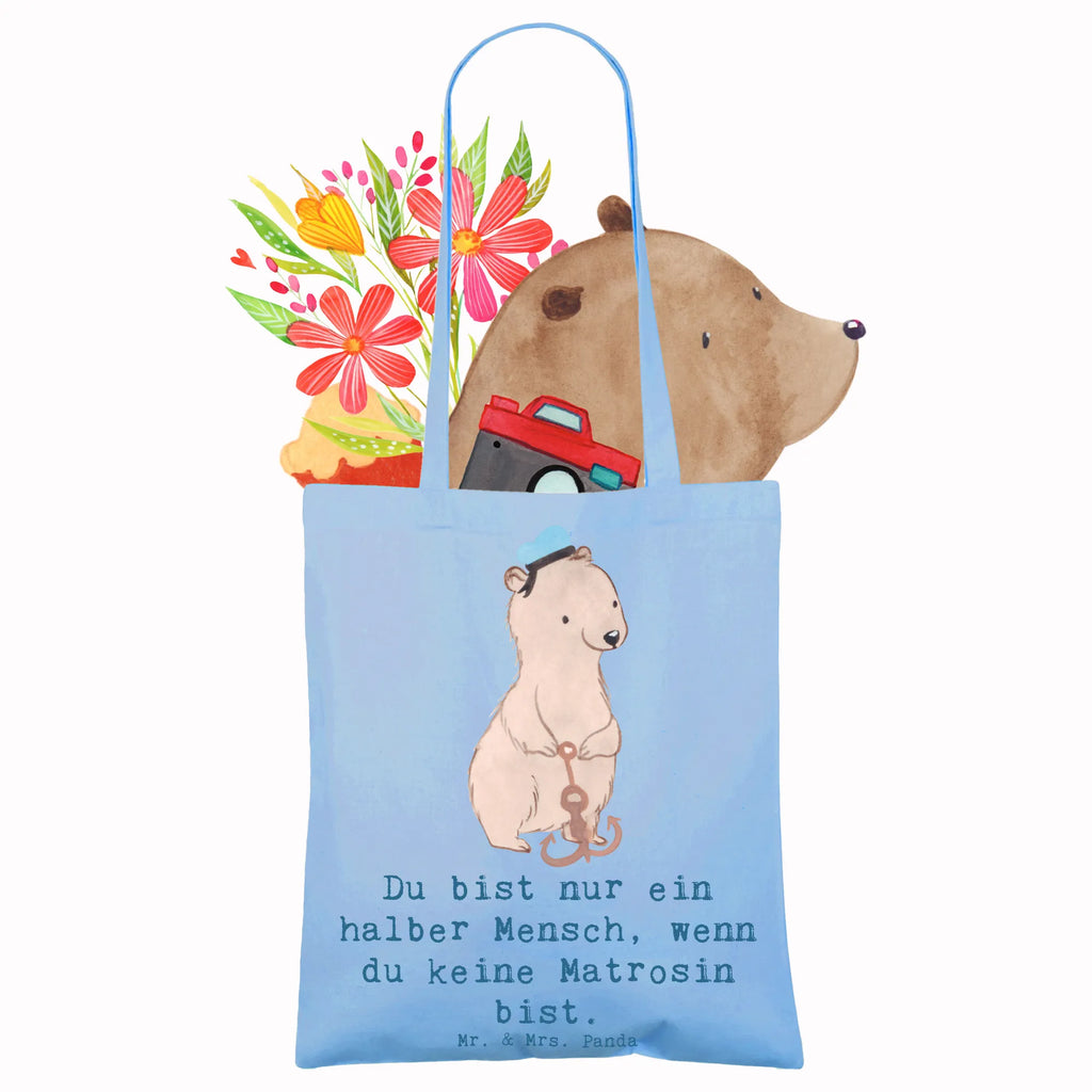 Tragetasche Matrosin mit Herz Beuteltasche, Beutel, Einkaufstasche, Jutebeutel, Stoffbeutel, Tasche, Shopper, Umhängetasche, Strandtasche, Schultertasche, Stofftasche, Tragetasche, Badetasche, Jutetasche, Einkaufstüte, Laptoptasche, Beruf, Ausbildung, Jubiläum, Abschied, Rente, Kollege, Kollegin, Geschenk, Schenken, Arbeitskollege, Mitarbeiter, Firma, Danke, Dankeschön, Matrosin, Seeleute, Schiff, Schiffsmechanikerin