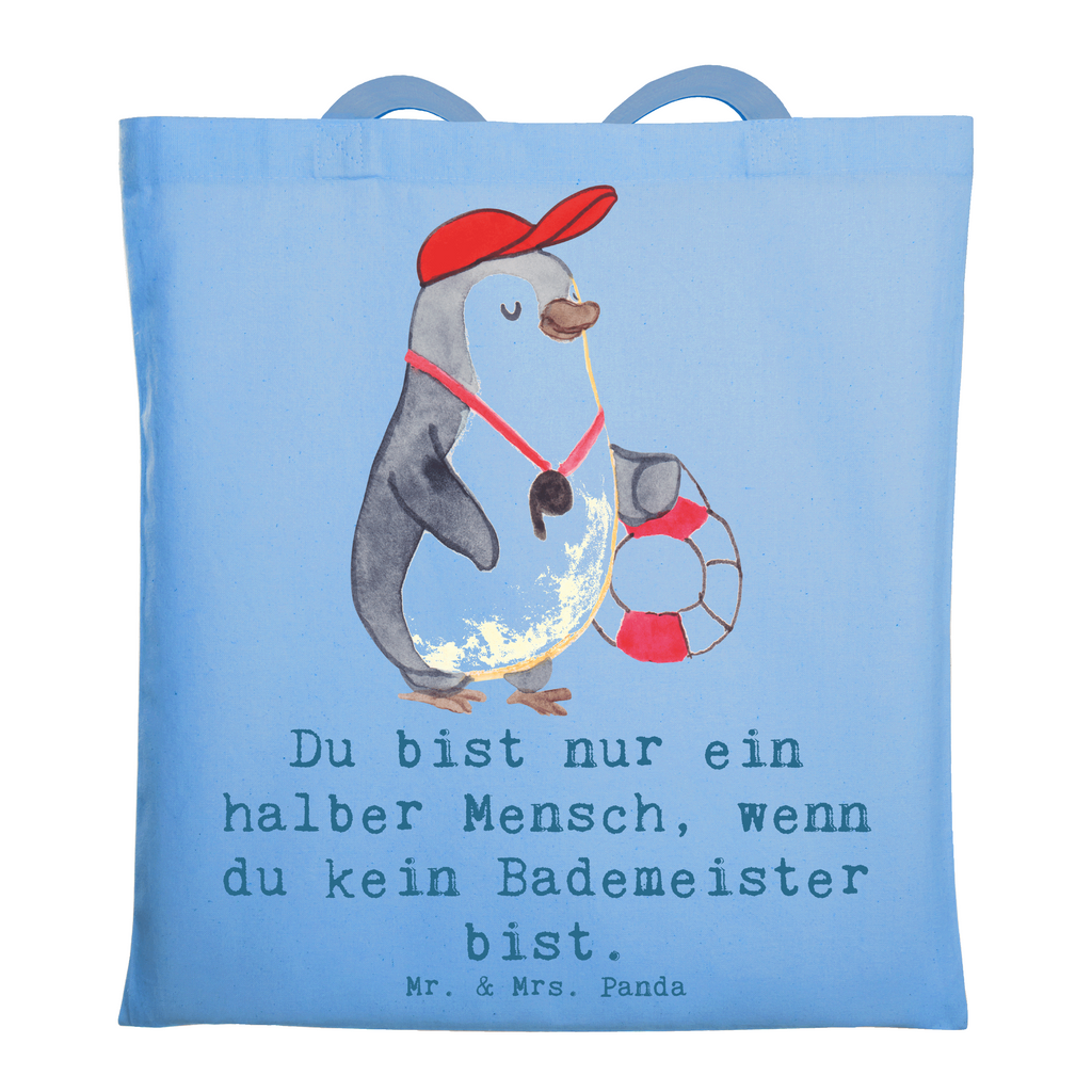 Tragetasche Bademeister mit Herz Beuteltasche, Beutel, Einkaufstasche, Jutebeutel, Stoffbeutel, Tasche, Shopper, Umhängetasche, Strandtasche, Schultertasche, Stofftasche, Tragetasche, Badetasche, Jutetasche, Einkaufstüte, Laptoptasche, Beruf, Ausbildung, Jubiläum, Abschied, Rente, Kollege, Kollegin, Geschenk, Schenken, Arbeitskollege, Mitarbeiter, Firma, Danke, Dankeschön, Bademeister, Rettungsschwimmer, Schwimmmeister, Schwimmbad, Freibad, Badeanstalt, Schwimmverein, Schwimmschule