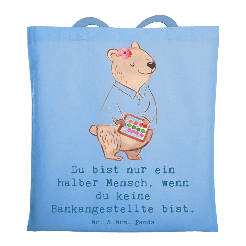 Tragetasche Bankangestellte mit Herz Beuteltasche, Beutel, Einkaufstasche, Jutebeutel, Stoffbeutel, Tasche, Shopper, Umhängetasche, Strandtasche, Schultertasche, Stofftasche, Tragetasche, Badetasche, Jutetasche, Einkaufstüte, Laptoptasche, Beruf, Ausbildung, Jubiläum, Abschied, Rente, Kollege, Kollegin, Geschenk, Schenken, Arbeitskollege, Mitarbeiter, Firma, Danke, Dankeschön, Bankangestellte, Bankfachfrau, Bänkerin, Bankberaterin