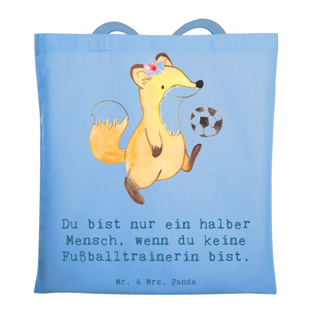 Tragetasche Fußballtrainerin mit Herz Beuteltasche, Beutel, Einkaufstasche, Jutebeutel, Stoffbeutel, Tasche, Shopper, Umhängetasche, Strandtasche, Schultertasche, Stofftasche, Tragetasche, Badetasche, Jutetasche, Einkaufstüte, Laptoptasche, Beruf, Ausbildung, Jubiläum, Abschied, Rente, Kollege, Kollegin, Geschenk, Schenken, Arbeitskollege, Mitarbeiter, Firma, Danke, Dankeschön, Fußballtrainerin, Fußballspiel, Glücksbringer, Verein Fußball