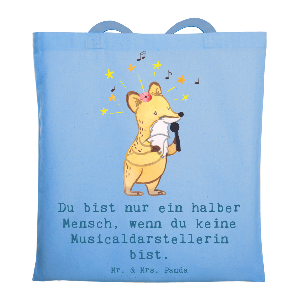 Tragetasche Musicaldarstellerin mit Herz Beuteltasche, Beutel, Einkaufstasche, Jutebeutel, Stoffbeutel, Tasche, Shopper, Umhängetasche, Strandtasche, Schultertasche, Stofftasche, Tragetasche, Badetasche, Jutetasche, Einkaufstüte, Laptoptasche, Beruf, Ausbildung, Jubiläum, Abschied, Rente, Kollege, Kollegin, Geschenk, Schenken, Arbeitskollege, Mitarbeiter, Firma, Danke, Dankeschön