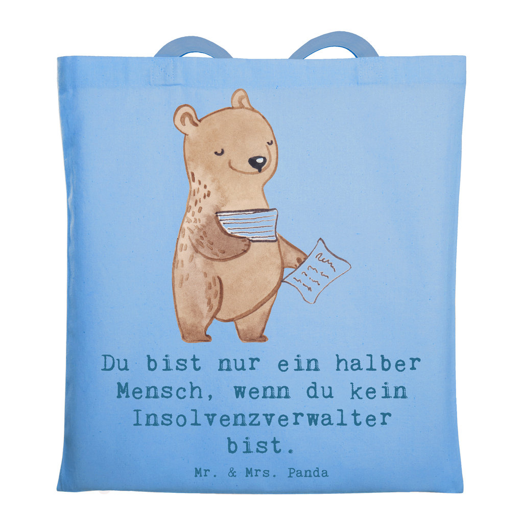 Tragetasche Insolvenzverwalter mit Herz Beuteltasche, Beutel, Einkaufstasche, Jutebeutel, Stoffbeutel, Tasche, Shopper, Umhängetasche, Strandtasche, Schultertasche, Stofftasche, Tragetasche, Badetasche, Jutetasche, Einkaufstüte, Laptoptasche, Beruf, Ausbildung, Jubiläum, Abschied, Rente, Kollege, Kollegin, Geschenk, Schenken, Arbeitskollege, Mitarbeiter, Firma, Danke, Dankeschön