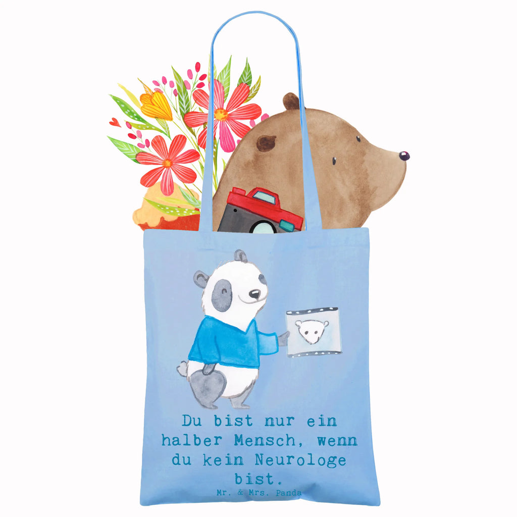 Tragetasche Neurologe mit Herz Beuteltasche, Beutel, Einkaufstasche, Jutebeutel, Stoffbeutel, Tasche, Shopper, Umhängetasche, Strandtasche, Schultertasche, Stofftasche, Tragetasche, Badetasche, Jutetasche, Einkaufstüte, Laptoptasche, Beruf, Ausbildung, Jubiläum, Abschied, Rente, Kollege, Kollegin, Geschenk, Schenken, Arbeitskollege, Mitarbeiter, Firma, Danke, Dankeschön, Neurologe, Neurologie, Mediziner, Medizinstudium