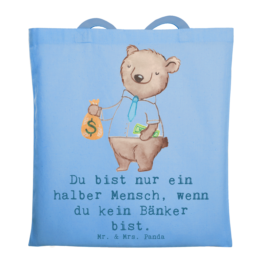 Tragetasche Bänker mit Herz Beuteltasche, Beutel, Einkaufstasche, Jutebeutel, Stoffbeutel, Tasche, Shopper, Umhängetasche, Strandtasche, Schultertasche, Stofftasche, Tragetasche, Badetasche, Jutetasche, Einkaufstüte, Laptoptasche, Beruf, Ausbildung, Jubiläum, Abschied, Rente, Kollege, Kollegin, Geschenk, Schenken, Arbeitskollege, Mitarbeiter, Firma, Danke, Dankeschön, Bänker, Bankfachmann, Bankangestellter, Bankberater