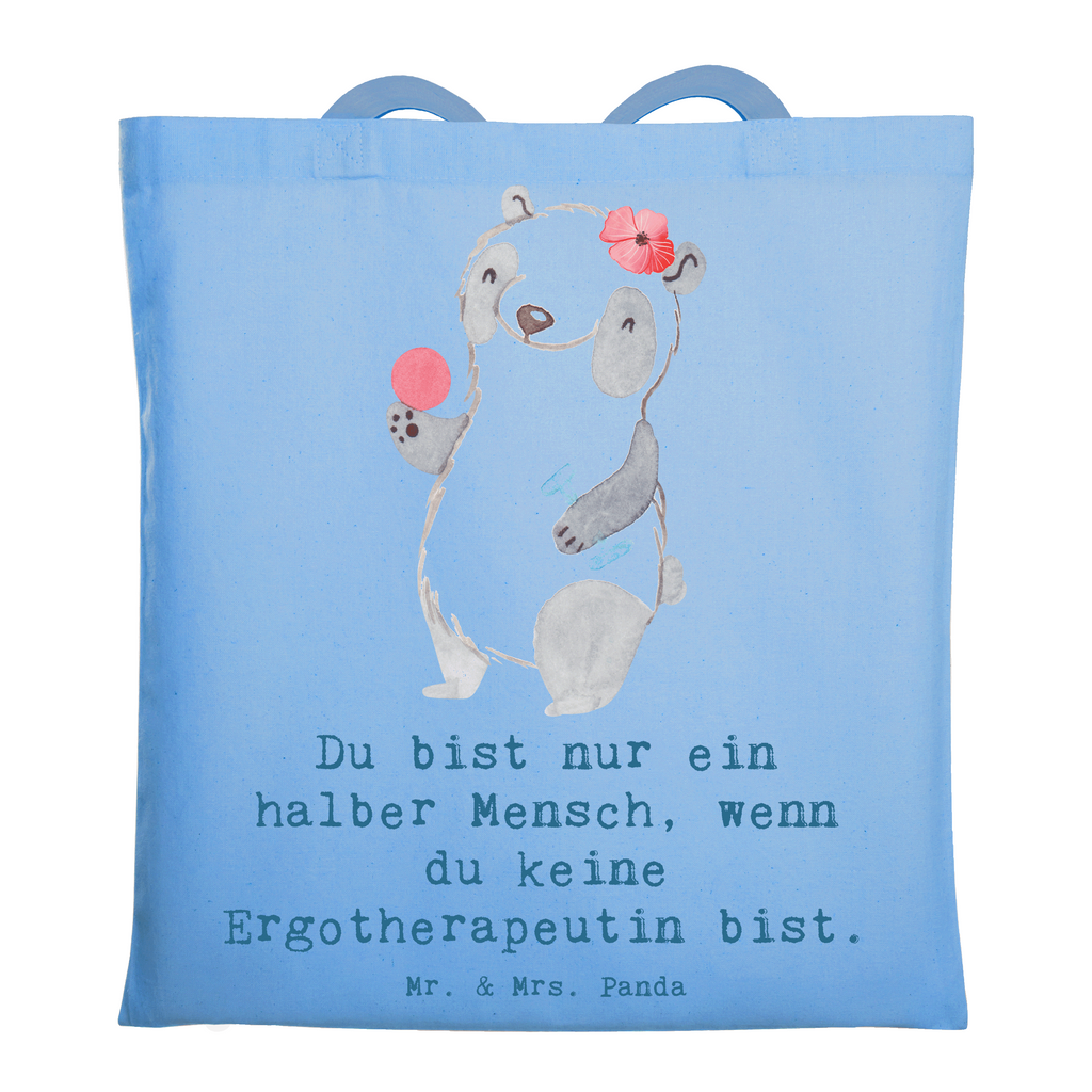 Tragetasche Ergotherapeutin mit Herz Beuteltasche, Beutel, Einkaufstasche, Jutebeutel, Stoffbeutel, Tasche, Shopper, Umhängetasche, Strandtasche, Schultertasche, Stofftasche, Tragetasche, Badetasche, Jutetasche, Einkaufstüte, Laptoptasche, Beruf, Ausbildung, Jubiläum, Abschied, Rente, Kollege, Kollegin, Geschenk, Schenken, Arbeitskollege, Mitarbeiter, Firma, Danke, Dankeschön, Ergotherapeutin, Ergotherapie