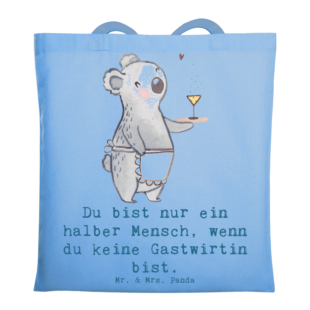 Tragetasche Gastwirtin mit Herz Beuteltasche, Beutel, Einkaufstasche, Jutebeutel, Stoffbeutel, Tasche, Shopper, Umhängetasche, Strandtasche, Schultertasche, Stofftasche, Tragetasche, Badetasche, Jutetasche, Einkaufstüte, Laptoptasche, Beruf, Ausbildung, Jubiläum, Abschied, Rente, Kollege, Kollegin, Geschenk, Schenken, Arbeitskollege, Mitarbeiter, Firma, Danke, Dankeschön, Kneipenwirtin, Gastwirtin, Gaststätte, Kneipe, Eröffnung, Barkeeperin, Rum, Bar