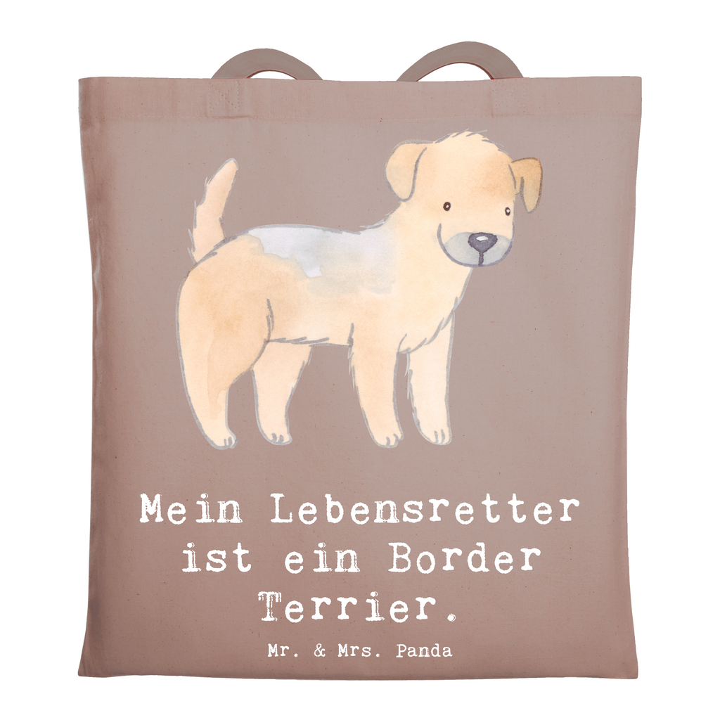 Tragetasche Border Terrier Lebensretter Beuteltasche, Beutel, Einkaufstasche, Jutebeutel, Stoffbeutel, Tasche, Shopper, Umhängetasche, Strandtasche, Schultertasche, Stofftasche, Tragetasche, Badetasche, Jutetasche, Einkaufstüte, Laptoptasche, Hund, Hunderasse, Rassehund, Hundebesitzer, Geschenk, Tierfreund, Schenken, Welpe, Border Terrier