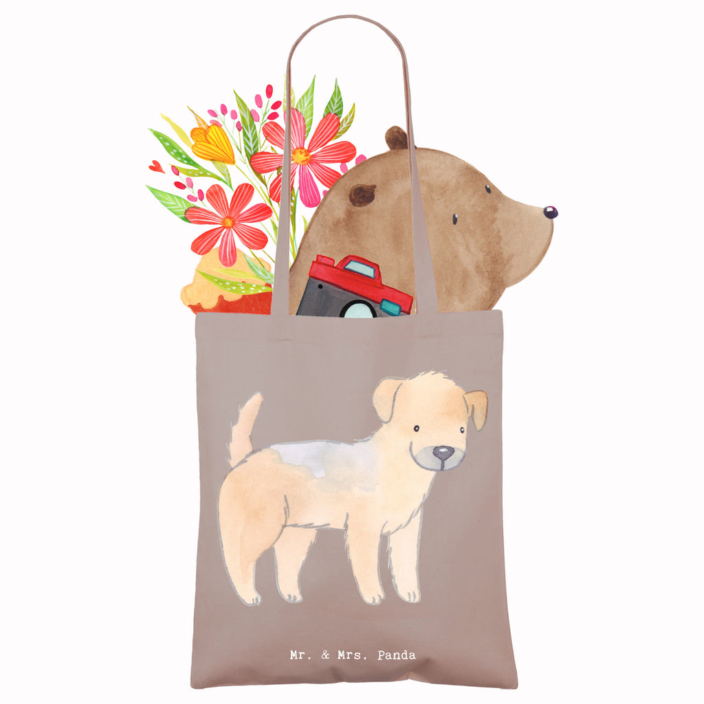 Tragetasche Border Terrier Lebensretter Beuteltasche, Beutel, Einkaufstasche, Jutebeutel, Stoffbeutel, Tasche, Shopper, Umhängetasche, Strandtasche, Schultertasche, Stofftasche, Tragetasche, Badetasche, Jutetasche, Einkaufstüte, Laptoptasche, Hund, Hunderasse, Rassehund, Hundebesitzer, Geschenk, Tierfreund, Schenken, Welpe, Border Terrier