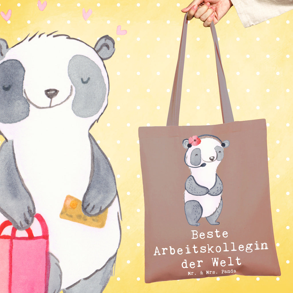 Tragetasche Panda Beste Arbeitskollegin der Welt Beuteltasche, Beutel, Einkaufstasche, Jutebeutel, Stoffbeutel, Tasche, Shopper, Umhängetasche, Strandtasche, Schultertasche, Stofftasche, Tragetasche, Badetasche, Jutetasche, Einkaufstüte, Laptoptasche, für, Dankeschön, Geschenk, Schenken, Geburtstag, Geburtstagsgeschenk, Geschenkidee, Danke, Bedanken, Mitbringsel, Freude machen, Geschenktipp, Arbeitskollegin, Kollegin, Freundin, Büro, Abschiedsgeschenk, Ruhestand, Arbeit, Mitarbeiterin, Berufsgenossin, Beruf