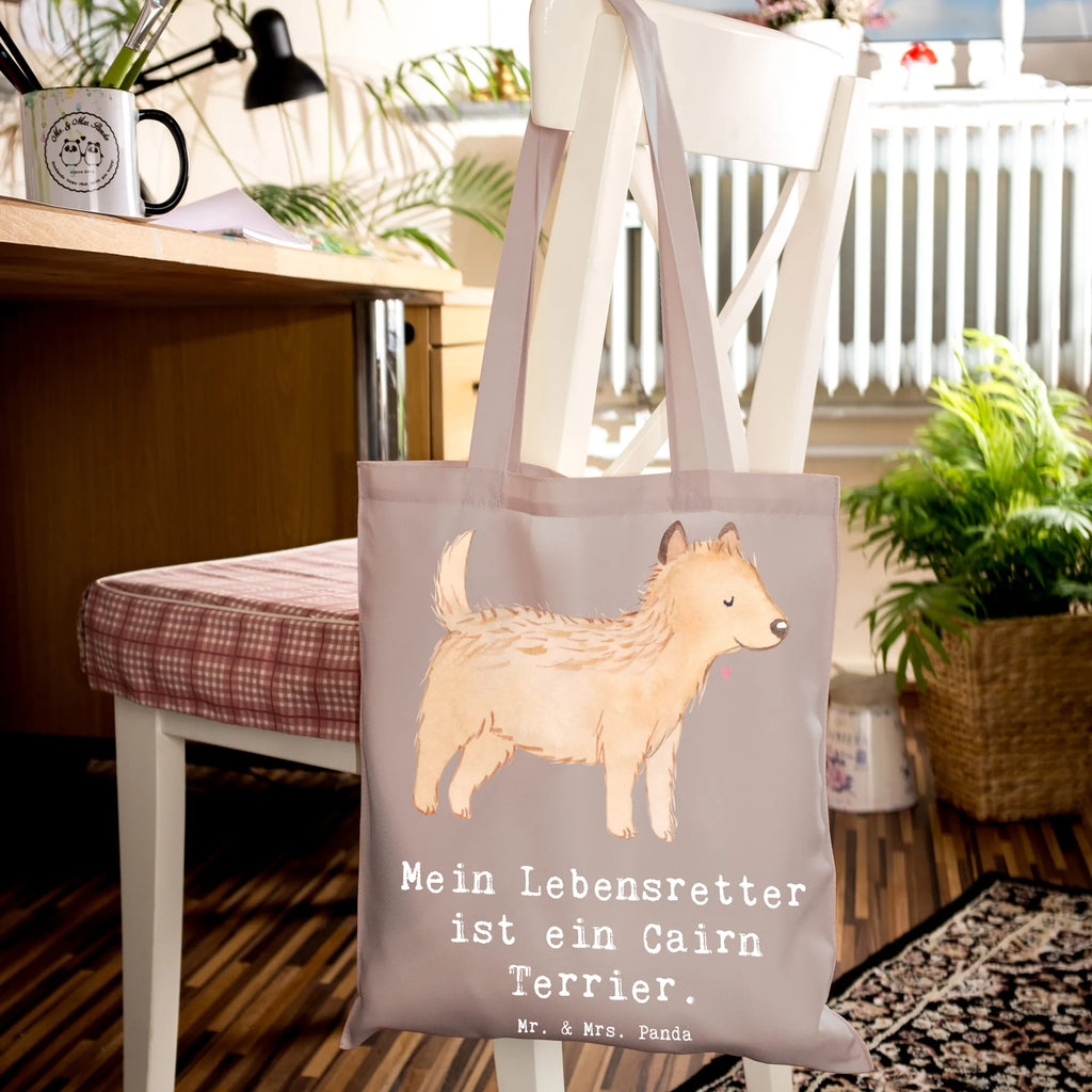 Tragetasche Cairn Terrier Lebensretter Beuteltasche, Beutel, Einkaufstasche, Jutebeutel, Stoffbeutel, Tasche, Shopper, Umhängetasche, Strandtasche, Schultertasche, Stofftasche, Tragetasche, Badetasche, Jutetasche, Einkaufstüte, Laptoptasche, Hund, Hunderasse, Rassehund, Hundebesitzer, Geschenk, Tierfreund, Schenken, Welpe, Cairn Terrier