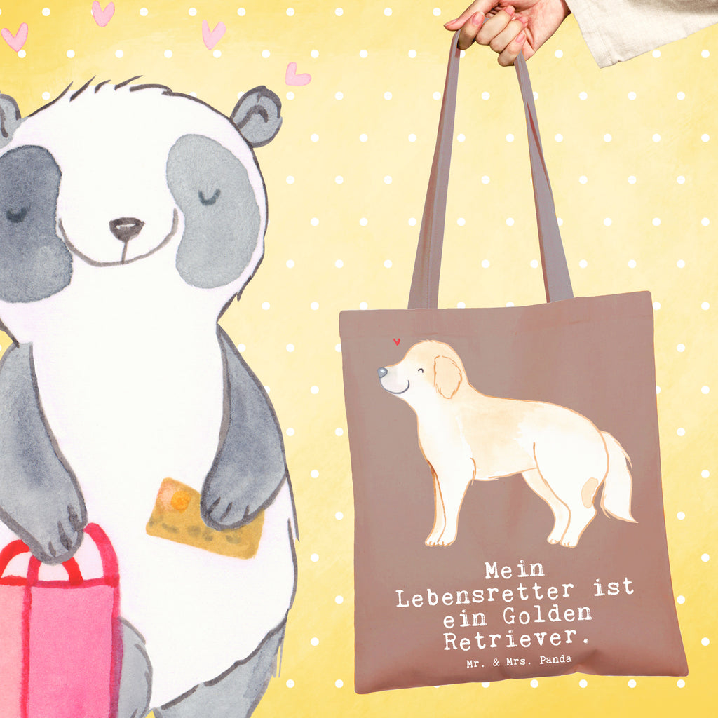 Tragetasche Golden Retriever Lebensretter Beuteltasche, Beutel, Einkaufstasche, Jutebeutel, Stoffbeutel, Tasche, Shopper, Umhängetasche, Strandtasche, Schultertasche, Stofftasche, Tragetasche, Badetasche, Jutetasche, Einkaufstüte, Laptoptasche, Hund, Hunderasse, Rassehund, Hundebesitzer, Geschenk, Tierfreund, Schenken, Welpe, Golden Retriever, Goldie Hund