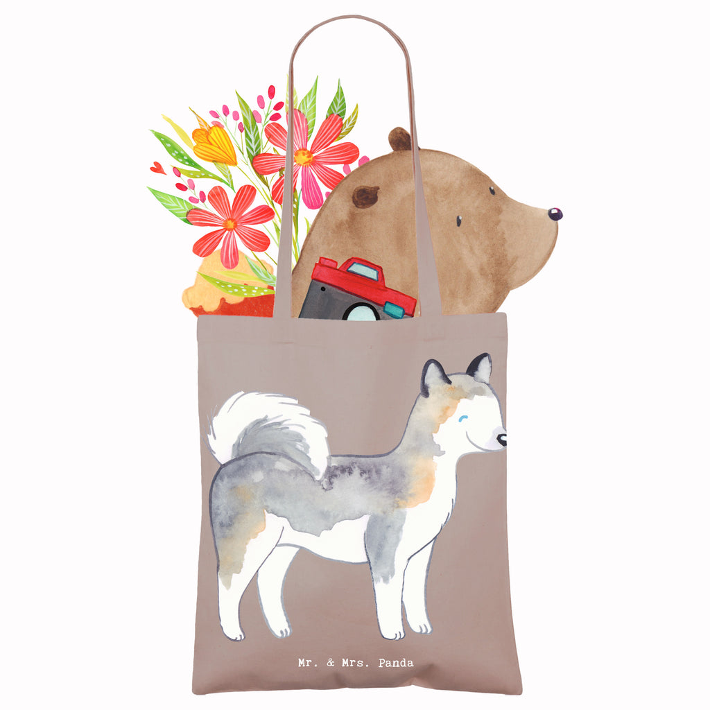 Tragetasche Siberian Husky Moment Beuteltasche, Beutel, Einkaufstasche, Jutebeutel, Stoffbeutel, Tasche, Shopper, Umhängetasche, Strandtasche, Schultertasche, Stofftasche, Tragetasche, Badetasche, Jutetasche, Einkaufstüte, Laptoptasche, Hund, Hunderasse, Rassehund, Hundebesitzer, Geschenk, Tierfreund, Schenken, Welpe, Siberian Husky