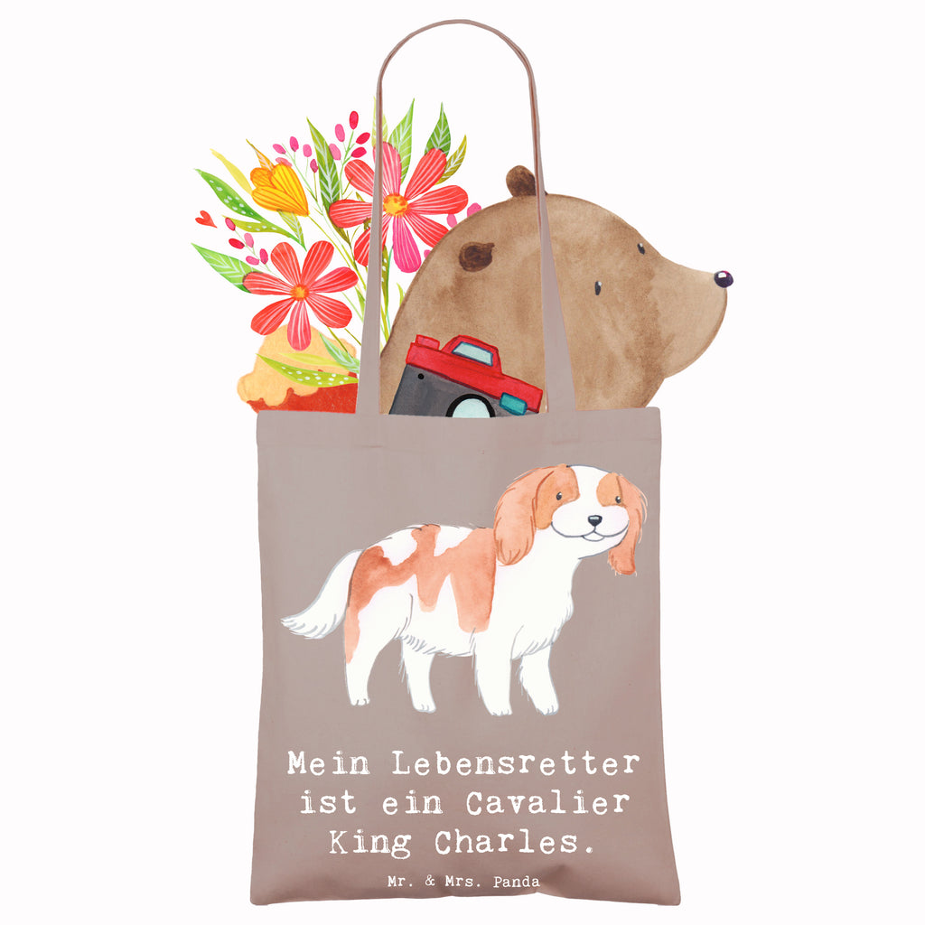 Tragetasche Cavalier King Charles Spaniel Lebensretter Beuteltasche, Beutel, Einkaufstasche, Jutebeutel, Stoffbeutel, Tasche, Shopper, Umhängetasche, Strandtasche, Schultertasche, Stofftasche, Tragetasche, Badetasche, Jutetasche, Einkaufstüte, Laptoptasche, Hund, Hunderasse, Rassehund, Hundebesitzer, Geschenk, Tierfreund, Schenken, Welpe, Cavalier King Charles Spaniel