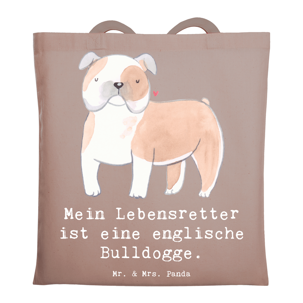 Tragetasche Englische Bulldogge Lebensretter Beuteltasche, Beutel, Einkaufstasche, Jutebeutel, Stoffbeutel, Tasche, Shopper, Umhängetasche, Strandtasche, Schultertasche, Stofftasche, Tragetasche, Badetasche, Jutetasche, Einkaufstüte, Laptoptasche, Hund, Hunderasse, Rassehund, Hundebesitzer, Geschenk, Tierfreund, Schenken, Welpe, Englische Bulldogge