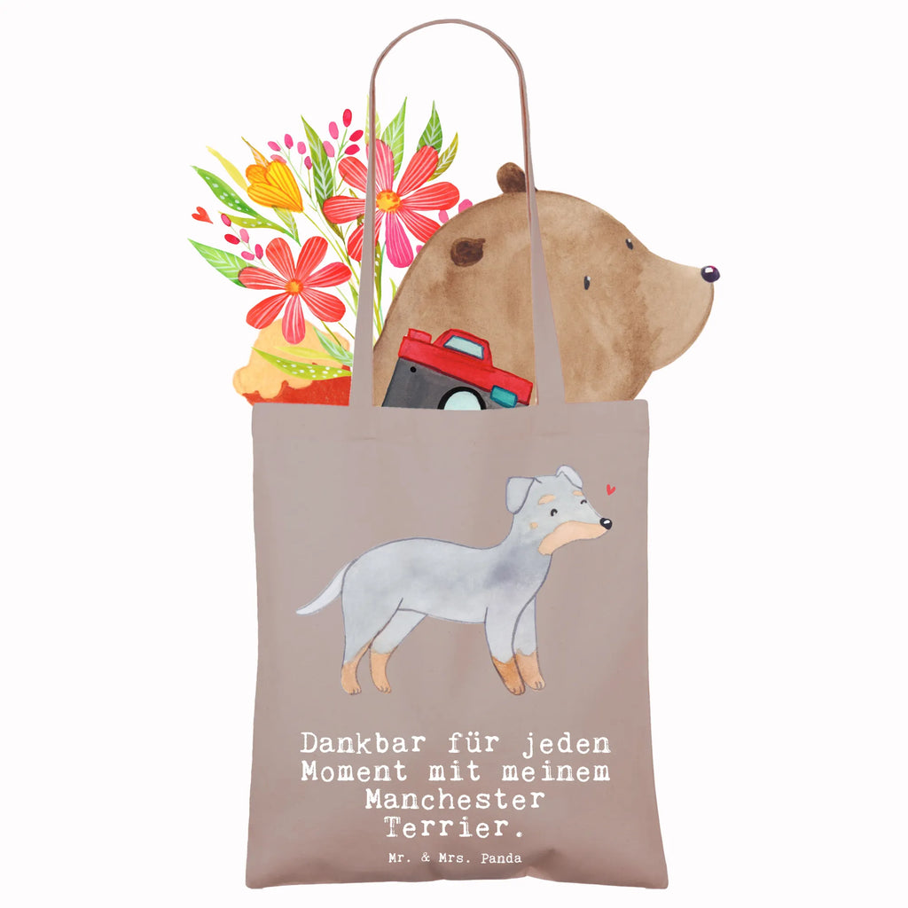 Tragetasche Manchester Terrier Moment Beuteltasche, Beutel, Einkaufstasche, Jutebeutel, Stoffbeutel, Tasche, Shopper, Umhängetasche, Strandtasche, Schultertasche, Stofftasche, Tragetasche, Badetasche, Jutetasche, Einkaufstüte, Laptoptasche, Hund, Hunderasse, Rassehund, Hundebesitzer, Geschenk, Tierfreund, Schenken, Welpe, Manchester Terrier