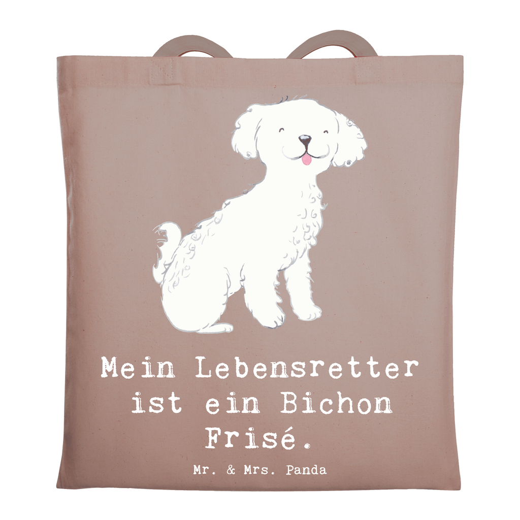 Tragetasche Bichon Frisé Lebensretter Beuteltasche, Beutel, Einkaufstasche, Jutebeutel, Stoffbeutel, Tasche, Shopper, Umhängetasche, Strandtasche, Schultertasche, Stofftasche, Tragetasche, Badetasche, Jutetasche, Einkaufstüte, Laptoptasche, Hund, Hunderasse, Rassehund, Hundebesitzer, Geschenk, Tierfreund, Schenken, Welpe, Bichon Frisé