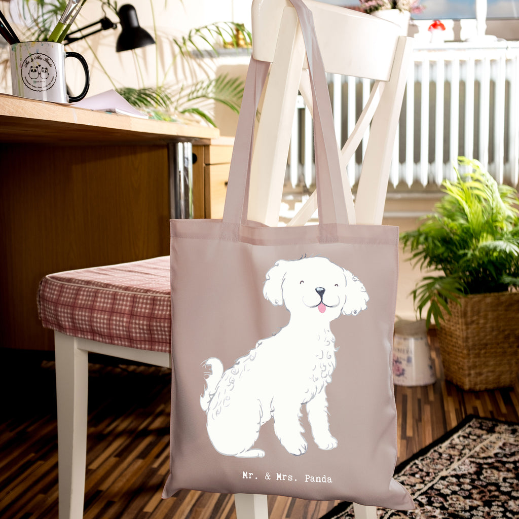 Tragetasche Bichon Frisé Lebensretter Beuteltasche, Beutel, Einkaufstasche, Jutebeutel, Stoffbeutel, Tasche, Shopper, Umhängetasche, Strandtasche, Schultertasche, Stofftasche, Tragetasche, Badetasche, Jutetasche, Einkaufstüte, Laptoptasche, Hund, Hunderasse, Rassehund, Hundebesitzer, Geschenk, Tierfreund, Schenken, Welpe, Bichon Frisé