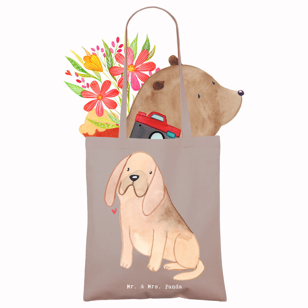 Tragetasche Bloodhound Lebensretter Beuteltasche, Beutel, Einkaufstasche, Jutebeutel, Stoffbeutel, Tasche, Shopper, Umhängetasche, Strandtasche, Schultertasche, Stofftasche, Tragetasche, Badetasche, Jutetasche, Einkaufstüte, Laptoptasche, Hund, Hunderasse, Rassehund, Hundebesitzer, Geschenk, Tierfreund, Schenken, Welpe, Bluthund, Bloodhound, St. Hubertushund, Chien de Saint Hubert