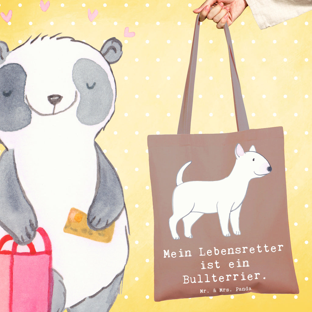 Tragetasche Bullterrier Lebensretter Beuteltasche, Beutel, Einkaufstasche, Jutebeutel, Stoffbeutel, Tasche, Shopper, Umhängetasche, Strandtasche, Schultertasche, Stofftasche, Tragetasche, Badetasche, Jutetasche, Einkaufstüte, Laptoptasche, Hund, Hunderasse, Rassehund, Hundebesitzer, Geschenk, Tierfreund, Schenken, Welpe, Bullterrier