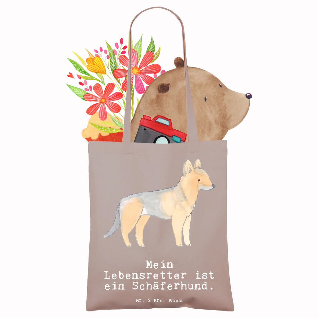 Tragetasche Schäferhund Lebensretter Beuteltasche, Beutel, Einkaufstasche, Jutebeutel, Stoffbeutel, Tasche, Shopper, Umhängetasche, Strandtasche, Schultertasche, Stofftasche, Tragetasche, Badetasche, Jutetasche, Einkaufstüte, Laptoptasche, Hund, Hunderasse, Rassehund, Hundebesitzer, Geschenk, Tierfreund, Schenken, Welpe, Schäferhund