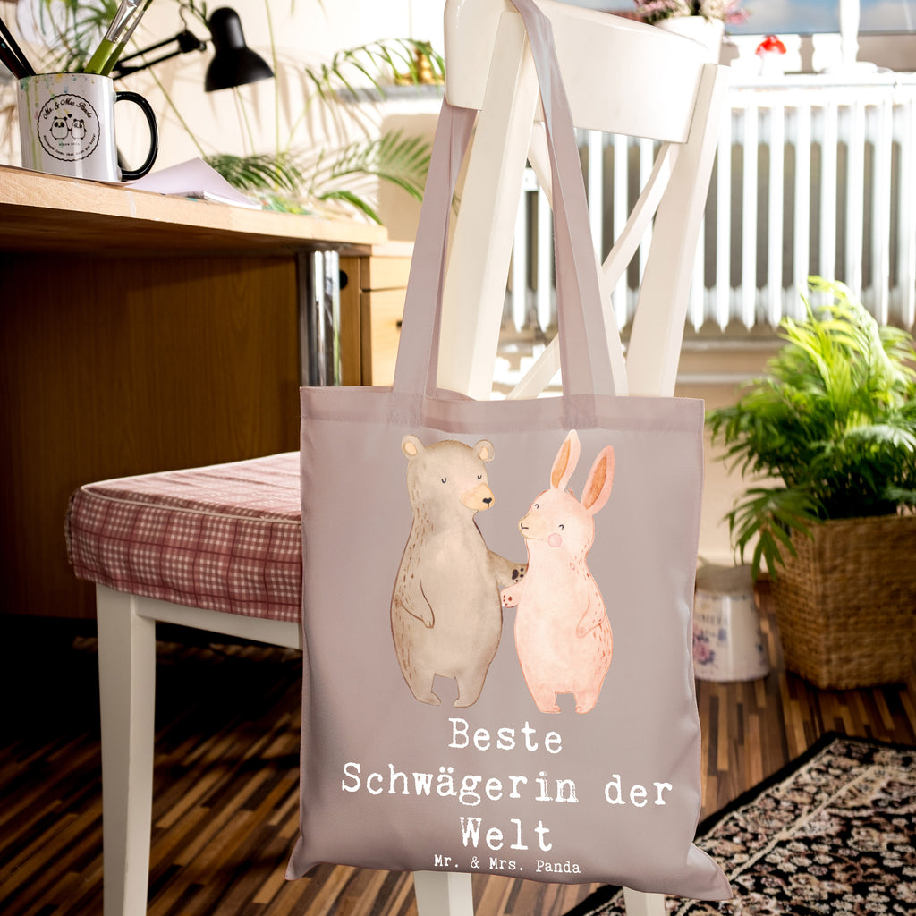 Tragetasche Hase Beste Schwägerin der Welt Beuteltasche, Beutel, Einkaufstasche, Jutebeutel, Stoffbeutel, Tasche, Shopper, Umhängetasche, Strandtasche, Schultertasche, Stofftasche, Tragetasche, Badetasche, Jutetasche, Einkaufstüte, Laptoptasche, für, Dankeschön, Geschenk, Schenken, Geburtstag, Geburtstagsgeschenk, Geschenkidee, Danke, Bedanken, Mitbringsel, Freude machen, Geschenktipp, Schwägerin, Schwähgerin, Schwippschwägerin, Familie, Verwandtschaft, angeheiratet, Frau, Ehemann, Schwester, Ehefrau, Bruder, Partner