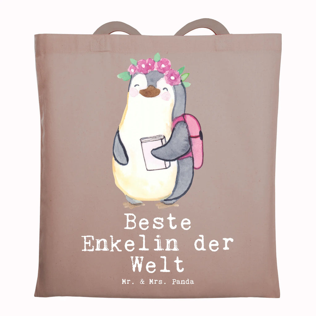 Tragetasche Pinguin Beste Enkelin der Welt Beuteltasche, Beutel, Einkaufstasche, Jutebeutel, Stoffbeutel, Tasche, Shopper, Umhängetasche, Strandtasche, Schultertasche, Stofftasche, Tragetasche, Badetasche, Jutetasche, Einkaufstüte, Laptoptasche, für, Dankeschön, Geschenk, Schenken, Geburtstag, Geburtstagsgeschenk, Geschenkidee, Danke, Bedanken, Mitbringsel, Freude machen, Geschenktipp, Enkelin, Enkelkind, Enkeltochter, Oma, Opa, Kind von Tochter, Kind von Sohn, Großtochter, Taufe