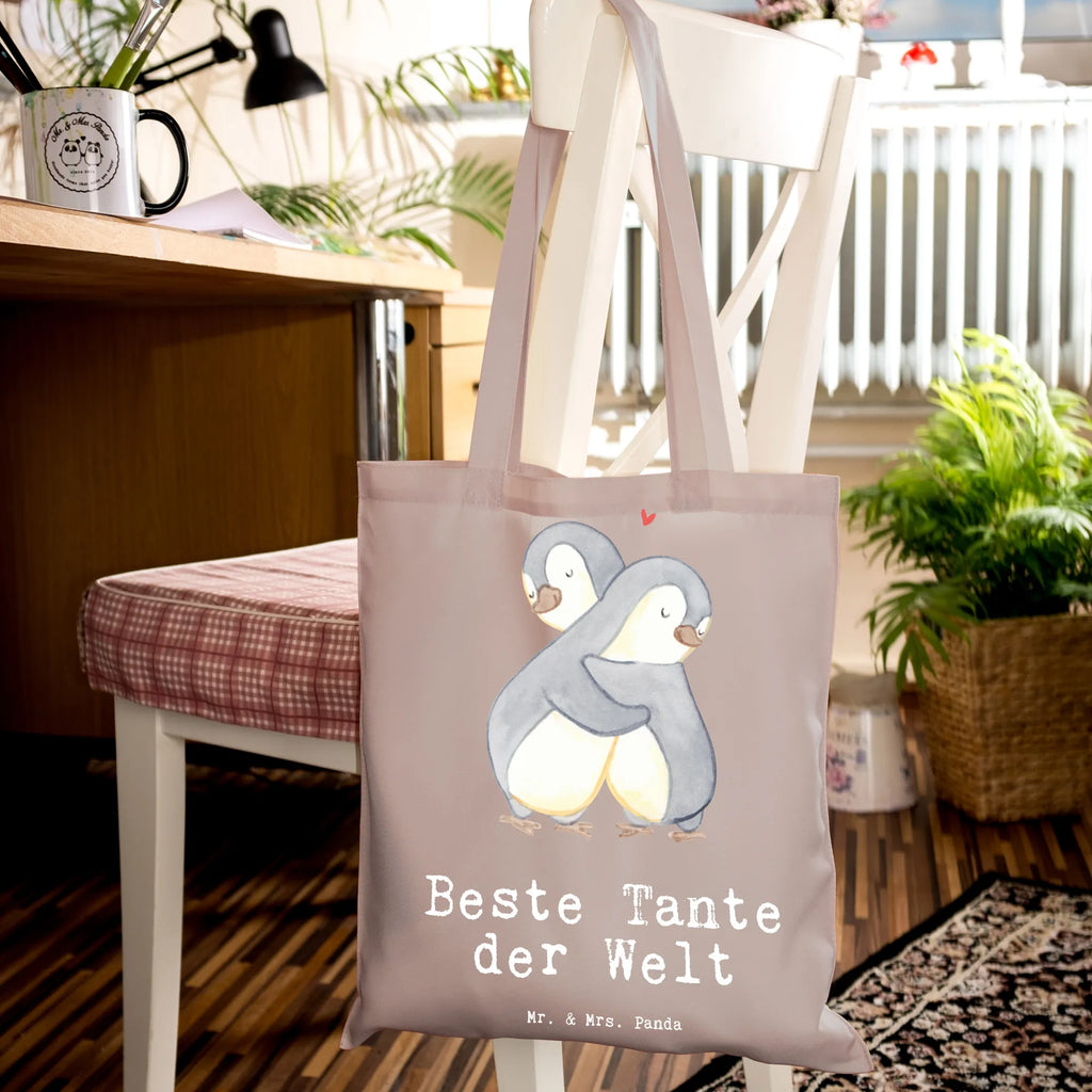 Tragetasche Pinguin Beste Tante der Welt Beuteltasche, Beutel, Einkaufstasche, Jutebeutel, Stoffbeutel, Tasche, Shopper, Umhängetasche, Strandtasche, Schultertasche, Stofftasche, Tragetasche, Badetasche, Jutetasche, Einkaufstüte, Laptoptasche, für, Dankeschön, Geschenk, Schenken, Geburtstag, Geburtstagsgeschenk, Geschenkidee, Danke, Bedanken, Mitbringsel, Freude machen, Geschenktipp, Tante, Patentante, Paten Tante, Lieblingstante, Taufpartner, Taufe, Familie, Kleinigkeit, Nichte, Neffe