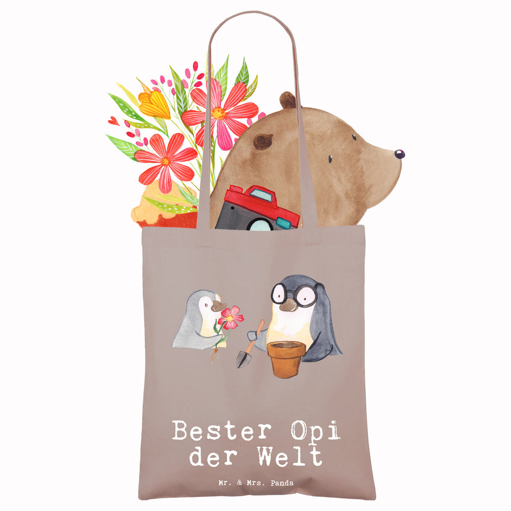 Tragetasche Pinguin Bester Opi der Welt Beuteltasche, Beutel, Einkaufstasche, Jutebeutel, Stoffbeutel, Tasche, Shopper, Umhängetasche, Strandtasche, Schultertasche, Stofftasche, Tragetasche, Badetasche, Jutetasche, Einkaufstüte, Laptoptasche, für, Dankeschön, Geschenk, Schenken, Geburtstag, Geburtstagsgeschenk, Geschenkidee, Danke, Bedanken, Mitbringsel, Freude machen, Geschenktipp, Großvater, Grossvater, Opa, Opi. Großpapa, Großeltern, Nichte, Neffe, Kleinigkeit, Oppa, Oppi, Bester