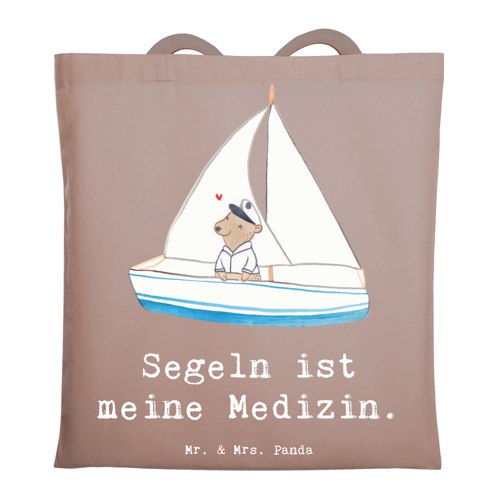 Tragetasche Bär Segeln Beuteltasche, Beutel, Einkaufstasche, Jutebeutel, Stoffbeutel, Tasche, Shopper, Umhängetasche, Strandtasche, Schultertasche, Stofftasche, Tragetasche, Badetasche, Jutetasche, Einkaufstüte, Laptoptasche, Geschenk, Sport, Sportart, Hobby, Schenken, Danke, Dankeschön, Auszeichnung, Gewinn, Sportler, segeln, Segeltörn, Segelboot, Segelschule, Yachtclub