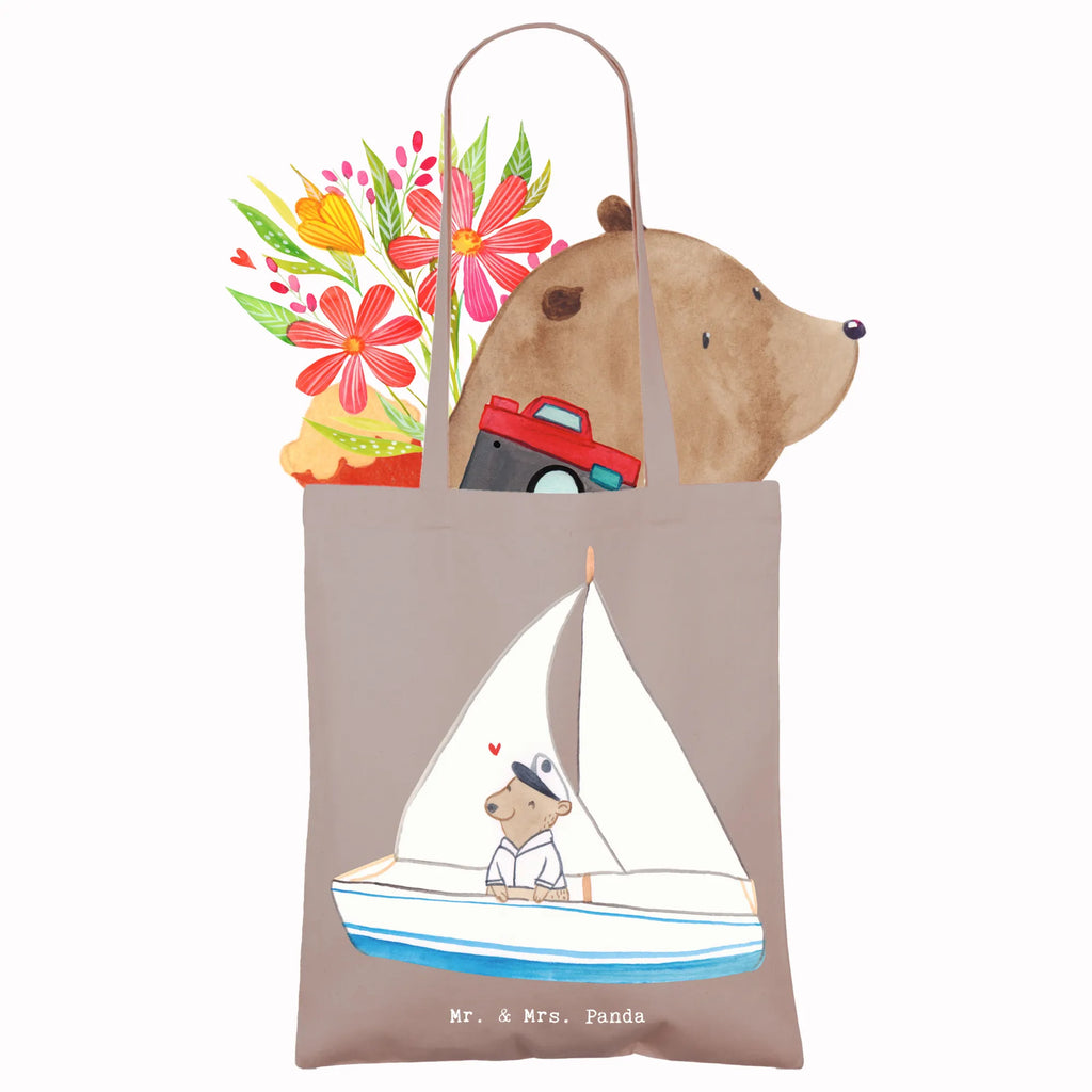 Tragetasche Bär Segeln Beuteltasche, Beutel, Einkaufstasche, Jutebeutel, Stoffbeutel, Tasche, Shopper, Umhängetasche, Strandtasche, Schultertasche, Stofftasche, Tragetasche, Badetasche, Jutetasche, Einkaufstüte, Laptoptasche, Geschenk, Sport, Sportart, Hobby, Schenken, Danke, Dankeschön, Auszeichnung, Gewinn, Sportler, segeln, Segeltörn, Segelboot, Segelschule, Yachtclub