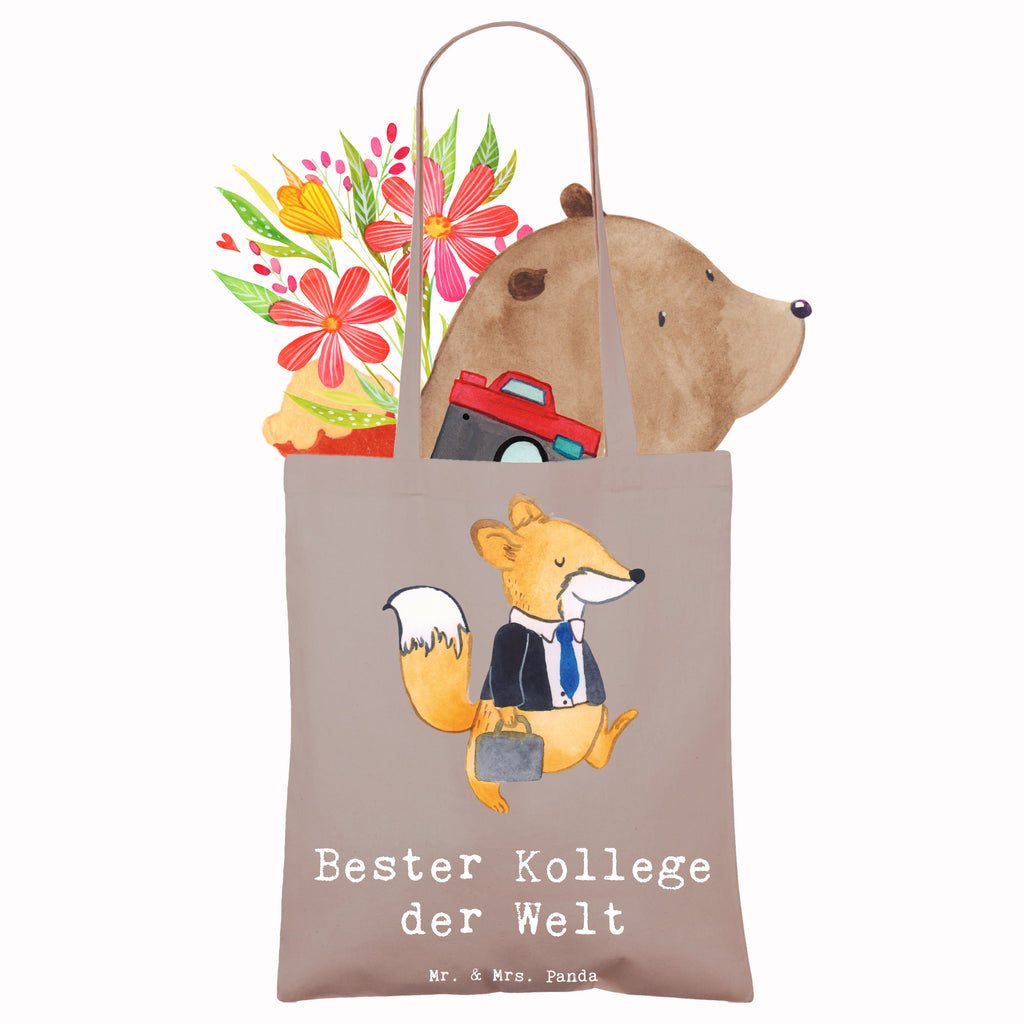 Tragetasche Fuchs Bester Kollege der Welt Beuteltasche, Beutel, Einkaufstasche, Jutebeutel, Stoffbeutel, Tasche, Shopper, Umhängetasche, Strandtasche, Schultertasche, Stofftasche, Tragetasche, Badetasche, Jutetasche, Einkaufstüte, Laptoptasche, für, Dankeschön, Geschenk, Schenken, Geburtstag, Geburtstagsgeschenk, Geschenkidee, Danke, Bedanken, Mitbringsel, Freude machen, Geschenktipp, Arbeitskollege, Kollege, Büro, Abschiedsgeschenk, Ruhestand, Arbeit, Mitarbeiter, Berufsgenosse, Beruf