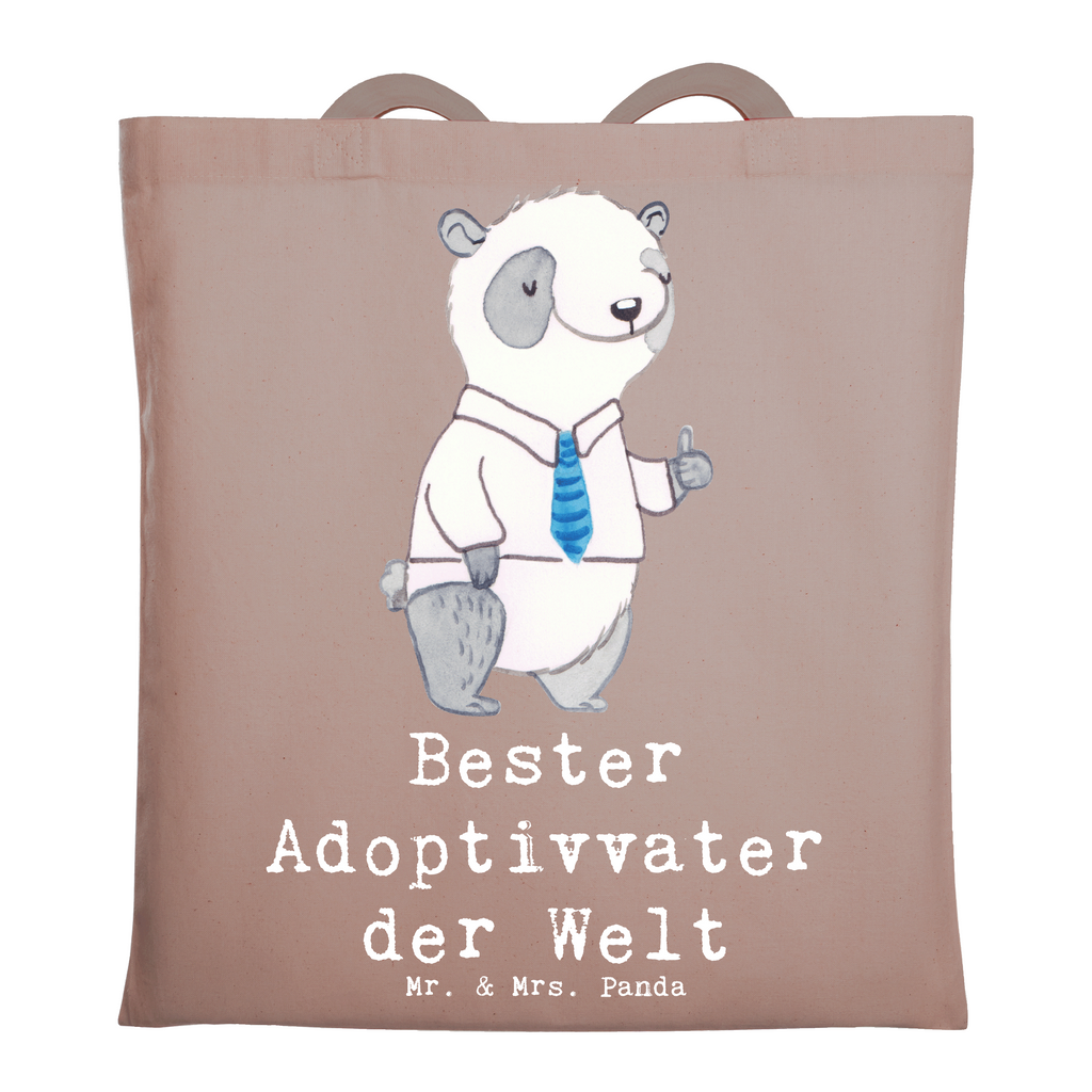 Tragetasche Panda Bester Adoptivvater der Welt Beuteltasche, Beutel, Einkaufstasche, Jutebeutel, Stoffbeutel, Tasche, Shopper, Umhängetasche, Strandtasche, Schultertasche, Stofftasche, Tragetasche, Badetasche, Jutetasche, Einkaufstüte, Laptoptasche, für, Dankeschön, Geschenk, Schenken, Geburtstag, Geburtstagsgeschenk, Geschenkidee, Danke, Bedanken, Mitbringsel, Freude machen, Geschenktipp, Adoptiv vater, Adoption, adoptiert, Adoptivvater