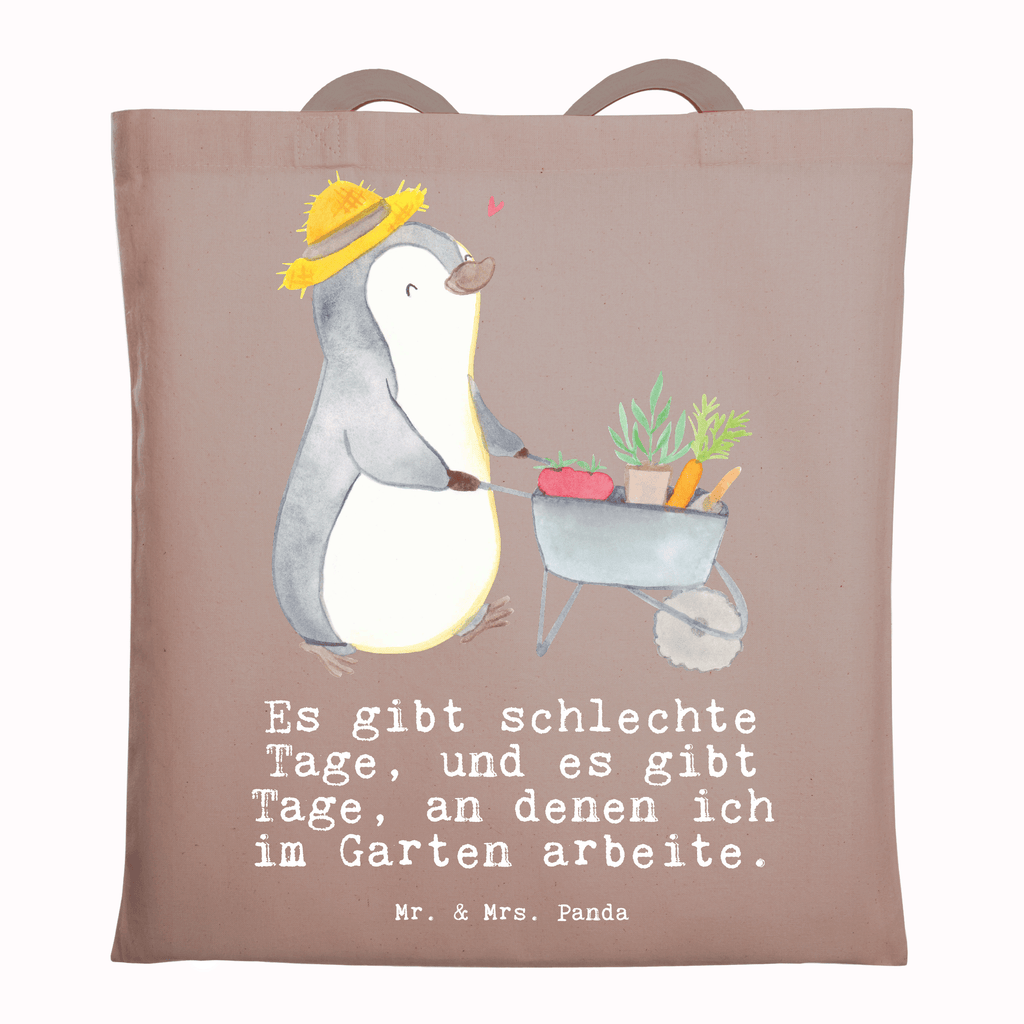 Tragetasche Pinguin Gartenarbeit Beuteltasche, Beutel, Einkaufstasche, Jutebeutel, Stoffbeutel, Tasche, Shopper, Umhängetasche, Strandtasche, Schultertasche, Stofftasche, Tragetasche, Badetasche, Jutetasche, Einkaufstüte, Laptoptasche, Geschenk, Sport, Sportart, Hobby, Schenken, Danke, Dankeschön, Auszeichnung, Gewinn, Sportler, Gartenarbeit, Urban gardening, Gärtnern, Gartenpflege