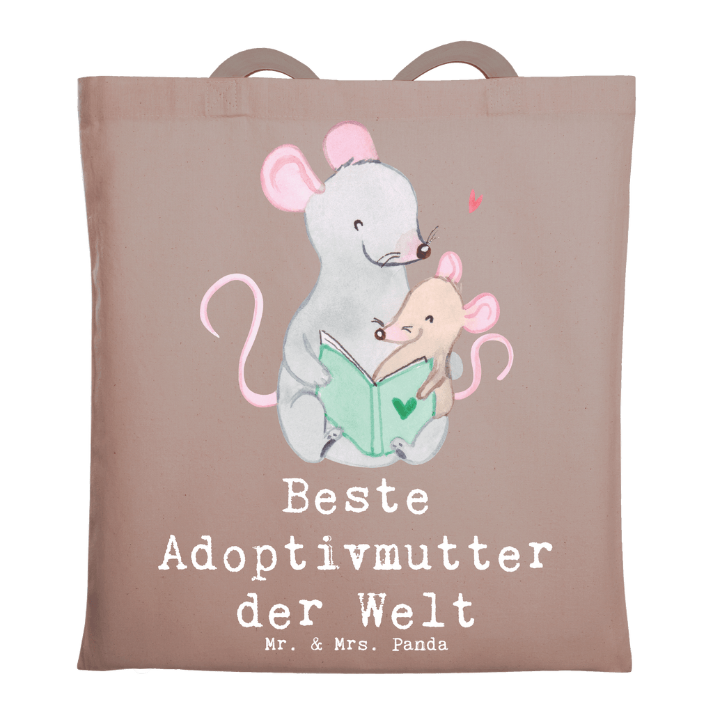 Tragetasche Maus Beste Adoptivmutter der Welt Beuteltasche, Beutel, Einkaufstasche, Jutebeutel, Stoffbeutel, Tasche, Shopper, Umhängetasche, Strandtasche, Schultertasche, Stofftasche, Tragetasche, Badetasche, Jutetasche, Einkaufstüte, Laptoptasche, für, Dankeschön, Geschenk, Schenken, Geburtstag, Geburtstagsgeschenk, Geschenkidee, Danke, Bedanken, Mitbringsel, Freude machen, Geschenktipp, Adoptivmutter, Adoptivmama, adoptiert, Mama, Mami, Mutter, Muttertag, Mutti, Ma, Tochter, Sohn, Beste Mama, Beste, Supermama