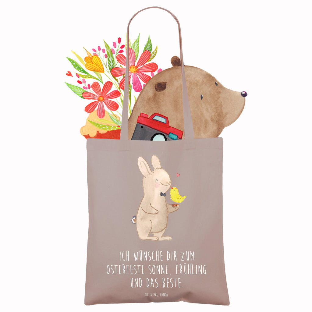 Tragetasche Hase mit Küken Beuteltasche, Beutel, Einkaufstasche, Jutebeutel, Stoffbeutel, Tasche, Shopper, Umhängetasche, Strandtasche, Schultertasche, Stofftasche, Tragetasche, Badetasche, Jutetasche, Einkaufstüte, Laptoptasche, Ostern, Osterhase, Ostergeschenke, Osternest, Osterdeko, Geschenke zu Ostern, Ostern Geschenk, Ostergeschenke Kinder, Ostern Kinder