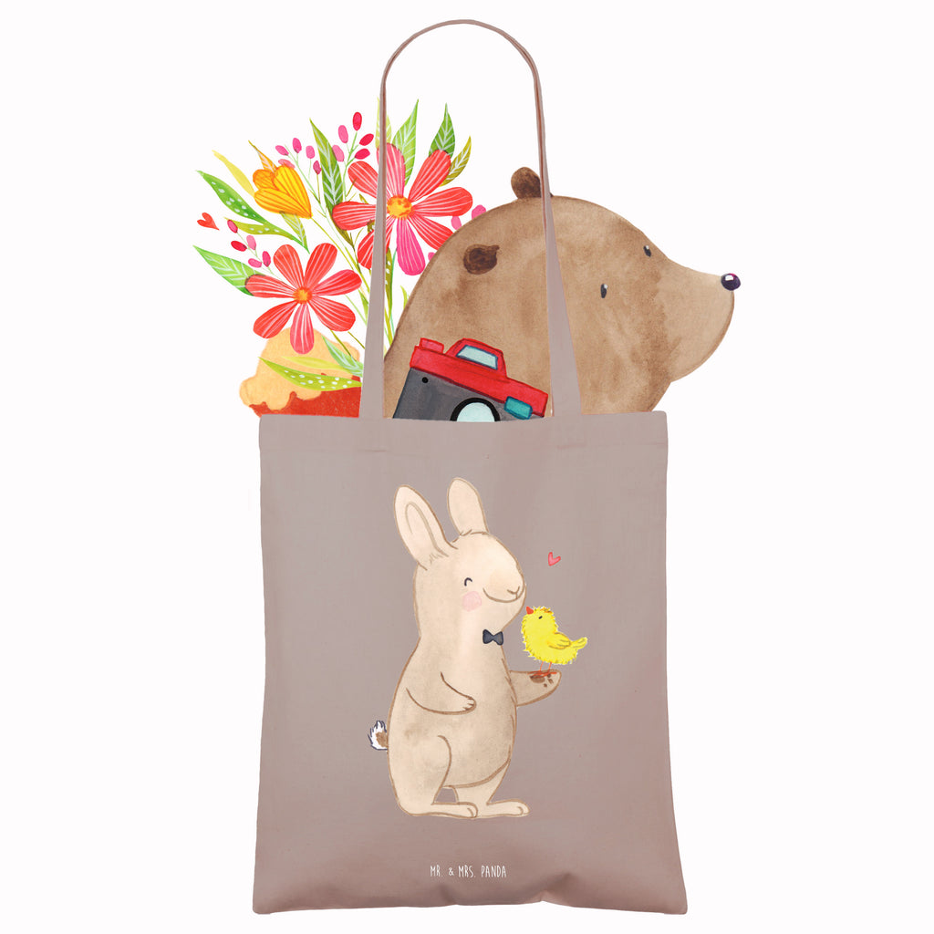 Tragetasche Hase mit Küken Beuteltasche, Beutel, Einkaufstasche, Jutebeutel, Stoffbeutel, Tasche, Shopper, Umhängetasche, Strandtasche, Schultertasche, Stofftasche, Tragetasche, Badetasche, Jutetasche, Einkaufstüte, Laptoptasche, Ostern, Osterhase, Ostergeschenke, Osternest, Osterdeko, Geschenke zu Ostern, Ostern Geschenk, Ostergeschenke Kinder, Ostern Kinder