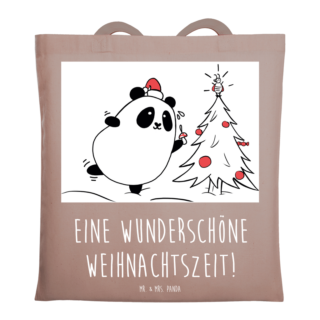 Tragetasche Easy & Peasy Weihnachtszeit Beuteltasche, Beutel, Einkaufstasche, Jutebeutel, Stoffbeutel, Tasche, Shopper, Umhängetasche, Strandtasche, Schultertasche, Stofftasche, Tragetasche, Badetasche, Jutetasche, Einkaufstüte, Laptoptasche