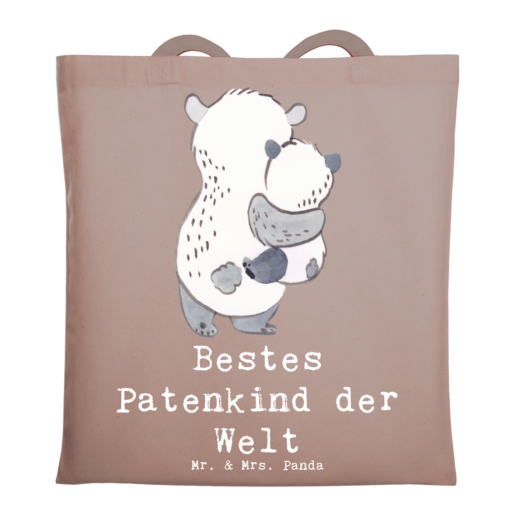 Tragetasche Panda Bestes Patenkind der Welt Beuteltasche, Beutel, Einkaufstasche, Jutebeutel, Stoffbeutel, Tasche, Shopper, Umhängetasche, Strandtasche, Schultertasche, Stofftasche, Tragetasche, Badetasche, Jutetasche, Einkaufstüte, Laptoptasche, für, Dankeschön, Geschenk, Schenken, Geburtstag, Geburtstagsgeschenk, Geschenkidee, Danke, Bedanken, Mitbringsel, Freude machen, Geschenktipp, Patenkind, Paten Kind, Pate, Taufe, Taufgeschenk, Patenonkel, Patentante, Tauffeier, Täufling, Nichte, Neffe