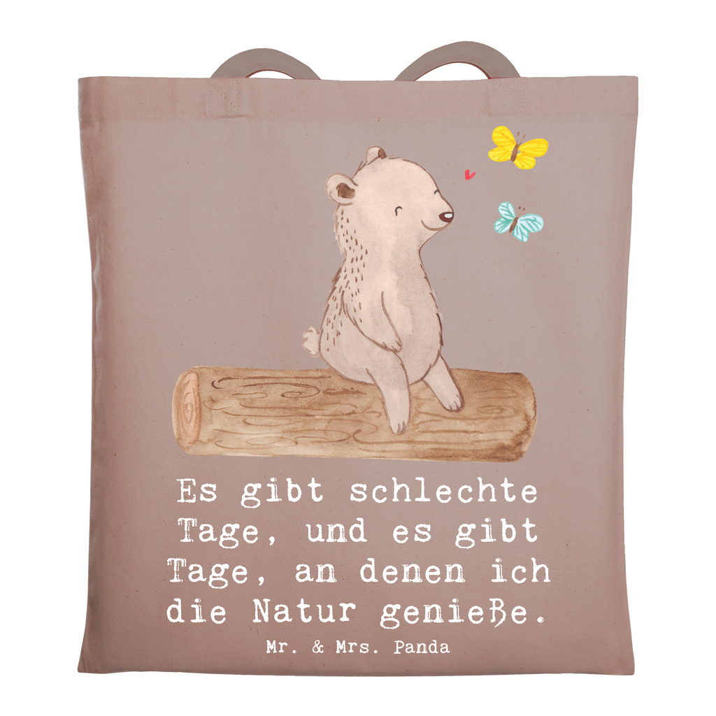 Tragetasche Bär Naturliebhaber Beuteltasche, Beutel, Einkaufstasche, Jutebeutel, Stoffbeutel, Tasche, Shopper, Umhängetasche, Strandtasche, Schultertasche, Stofftasche, Tragetasche, Badetasche, Jutetasche, Einkaufstüte, Laptoptasche, Geschenk, Sport, Sportart, Hobby, Schenken, Danke, Dankeschön, Auszeichnung, Gewinn, Sportler, Naturliebhaber, Outdoor, Wandern, Nature Lover