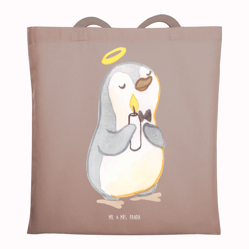 Tragetasche Pinguin Kommunion Beuteltasche, Beutel, Einkaufstasche, Jutebeutel, Stoffbeutel, Tasche, Shopper, Umhängetasche, Strandtasche, Schultertasche, Stofftasche, Tragetasche, Badetasche, Jutetasche, Einkaufstüte, Laptoptasche, Konfirmation, Kommunion, Jugendweihe, Konfirmation Geschenk, Kommunion Geschenk, Kommunion Dankeschön, Glauben, Sonnenschein