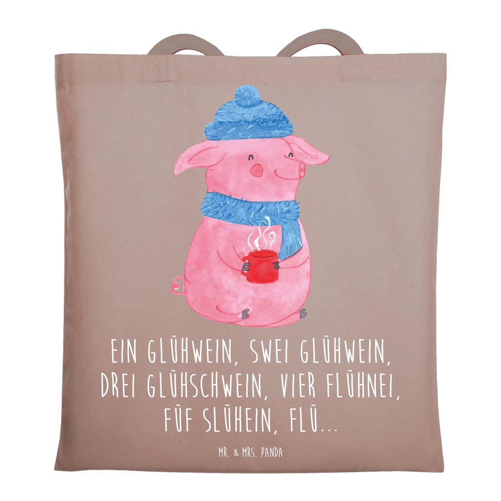 Tragetasche Lallelndes Glühschwein Beuteltasche, Beutel, Einkaufstasche, Jutebeutel, Stoffbeutel, Tasche, Shopper, Umhängetasche, Strandtasche, Schultertasche, Stofftasche, Tragetasche, Badetasche, Jutetasche, Einkaufstüte, Laptoptasche, Winter, Weihnachten, Weihnachtsdeko, Nikolaus, Advent, Heiligabend, Wintermotiv, Glühwein, Betrunken, Weihnachtsmarkt, Spruch