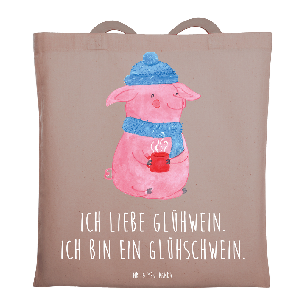 Tragetasche Glühschwein Beuteltasche, Beutel, Einkaufstasche, Jutebeutel, Stoffbeutel, Tasche, Shopper, Umhängetasche, Strandtasche, Schultertasche, Stofftasche, Tragetasche, Badetasche, Jutetasche, Einkaufstüte, Laptoptasche, Winter, Weihnachten, Weihnachtsdeko, Nikolaus, Advent, Heiligabend, Wintermotiv, Glühschwein, Glühwein, Weihnachtsmarkt, Punsch