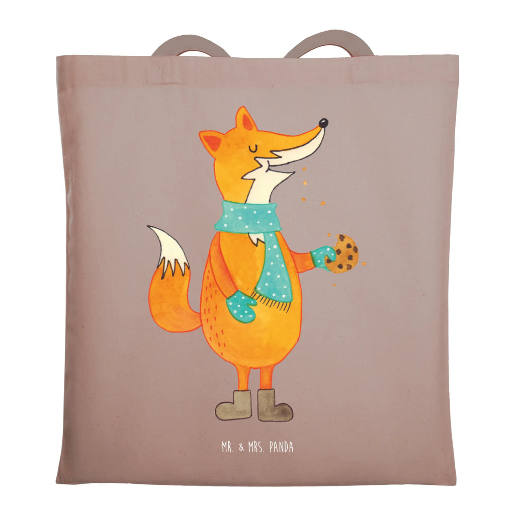 Tragetasche Fuchs Keks Beuteltasche, Beutel, Einkaufstasche, Jutebeutel, Stoffbeutel, Tasche, Shopper, Umhängetasche, Strandtasche, Schultertasche, Stofftasche, Tragetasche, Badetasche, Jutetasche, Einkaufstüte, Laptoptasche, Fuchs, Füchse, Backen Spruch, Kekse, Winter, Weihnachtszeit, Plätzchen, Liebe, Küche Deko