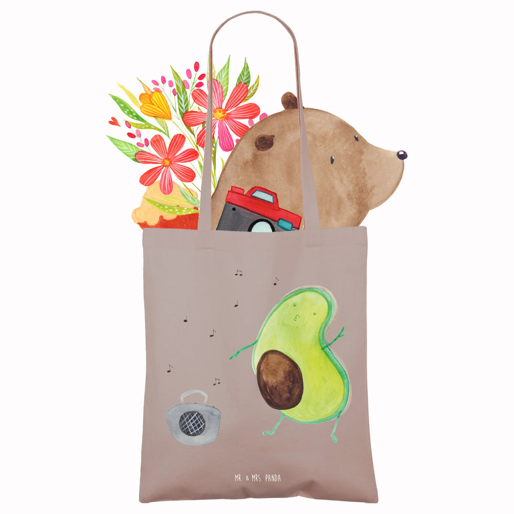 Tragetasche Avocado tanzt Beuteltasche, Beutel, Einkaufstasche, Jutebeutel, Stoffbeutel, Tasche, Shopper, Umhängetasche, Strandtasche, Schultertasche, Stofftasche, Tragetasche, Badetasche, Jutetasche, Einkaufstüte, Laptoptasche, Avocado, Veggie, Vegan, Gesund