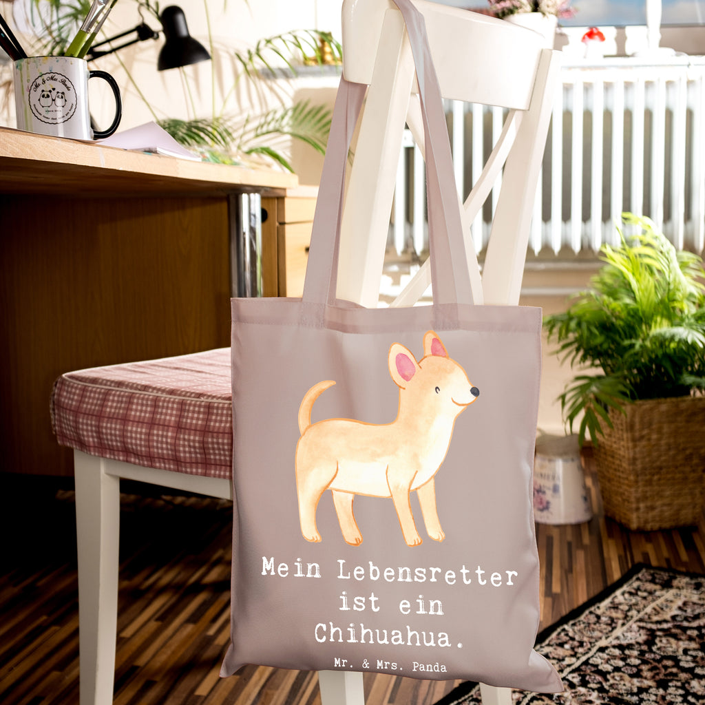 Tragetasche Chihuahua Lebensretter Beuteltasche, Beutel, Einkaufstasche, Jutebeutel, Stoffbeutel, Tasche, Shopper, Umhängetasche, Strandtasche, Schultertasche, Stofftasche, Tragetasche, Badetasche, Jutetasche, Einkaufstüte, Laptoptasche, Hund, Hunderasse, Rassehund, Hundebesitzer, Geschenk, Tierfreund, Schenken, Welpe, Chihuahua