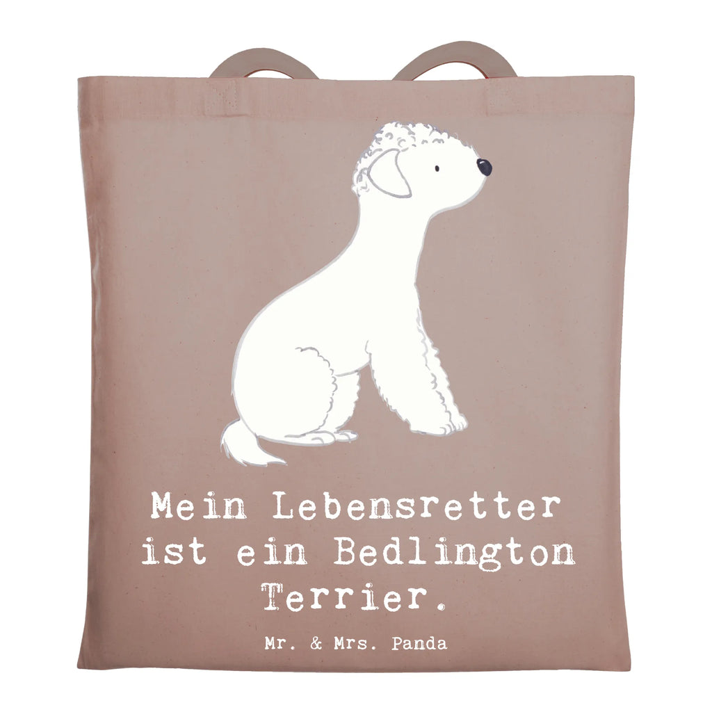 Tragetasche Bedlington Terrier Lebensretter Beuteltasche, Beutel, Einkaufstasche, Jutebeutel, Stoffbeutel, Tasche, Shopper, Umhängetasche, Strandtasche, Schultertasche, Stofftasche, Tragetasche, Badetasche, Jutetasche, Einkaufstüte, Laptoptasche, Hund, Hunderasse, Rassehund, Hundebesitzer, Geschenk, Tierfreund, Schenken, Welpe, Bedlington Terrier, Terrier