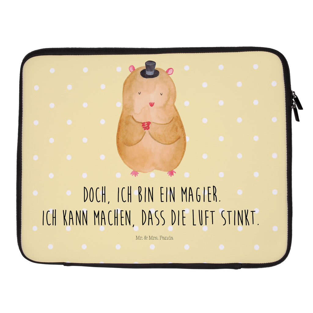 Notebook Tasche Hamster mit Hut Notebook Tasche, Laptop, Computertasche, Tasche, Notebook-Tasche, Notebook-Reisehülle, Notebook Schutz, Tiermotive, Gute Laune, lustige Sprüche, Tiere, Hamster, Hut, Magier, Zylinder, Zwerghamster, Zauberer