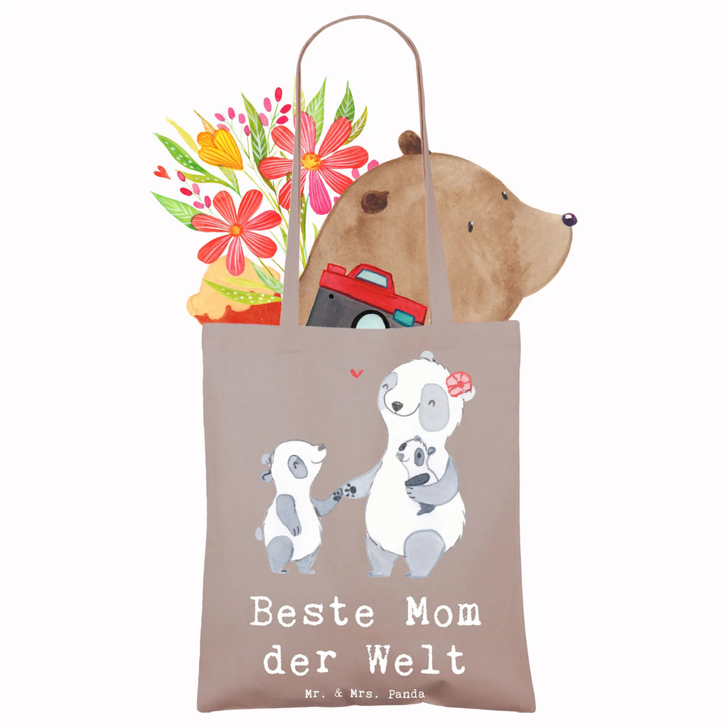 Tragetasche Panda Beste Mom der Welt Beuteltasche, Beutel, Einkaufstasche, Jutebeutel, Stoffbeutel, Tasche, Shopper, Umhängetasche, Strandtasche, Schultertasche, Stofftasche, Tragetasche, Badetasche, Jutetasche, Einkaufstüte, Laptoptasche, für, Dankeschön, Geschenk, Schenken, Geburtstag, Geburtstagsgeschenk, Geschenkidee, Danke, Bedanken, Mitbringsel, Freude machen, Geschenktipp, Mom, Mommy, Mama, Mami, Mutter, Muttertag, Mutti, Ma, Tochter, Sohn, Beste Mama, Beste, Supermama